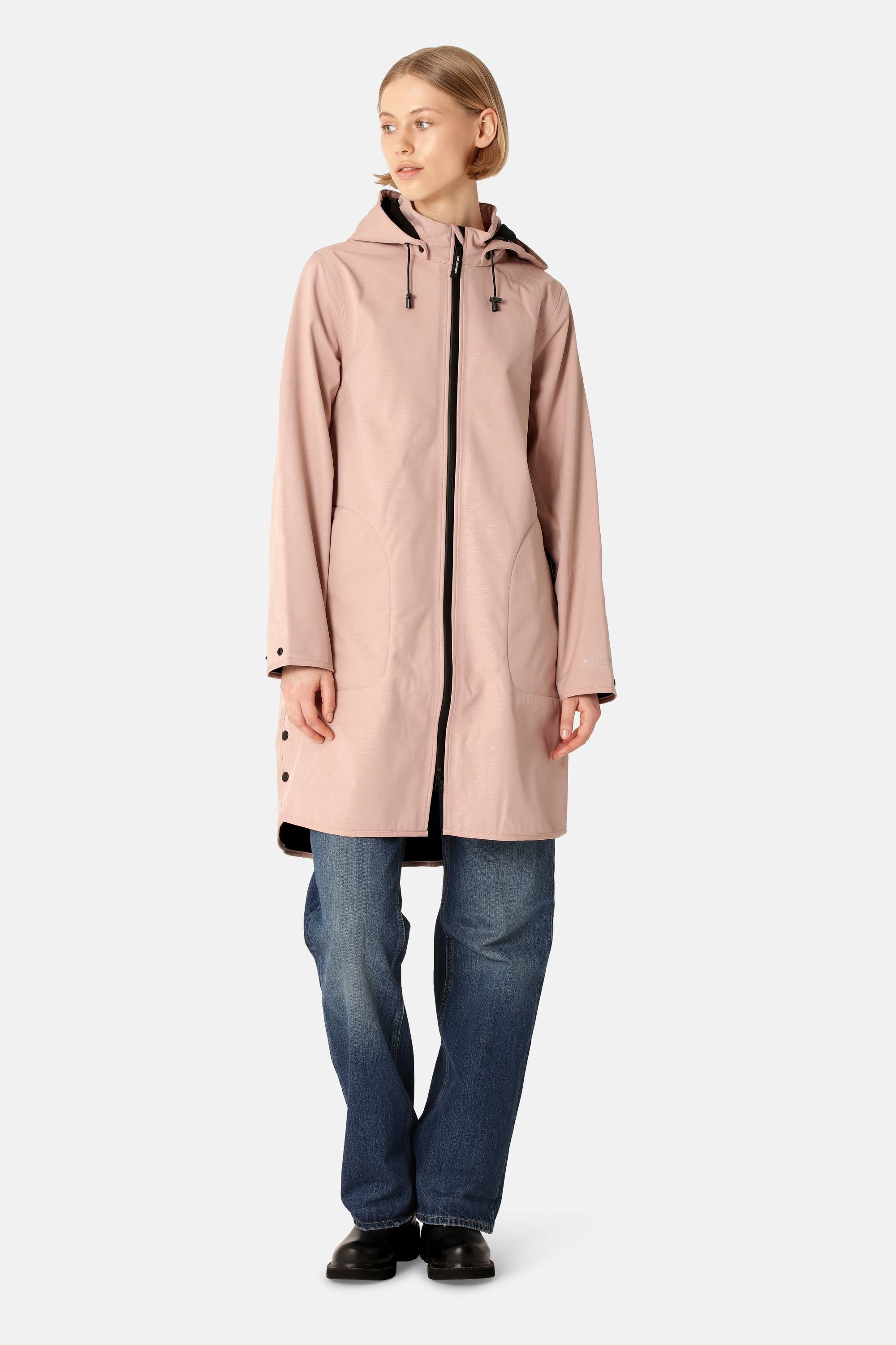 Softshell Regnjakke A-fasong - Adobe Rose